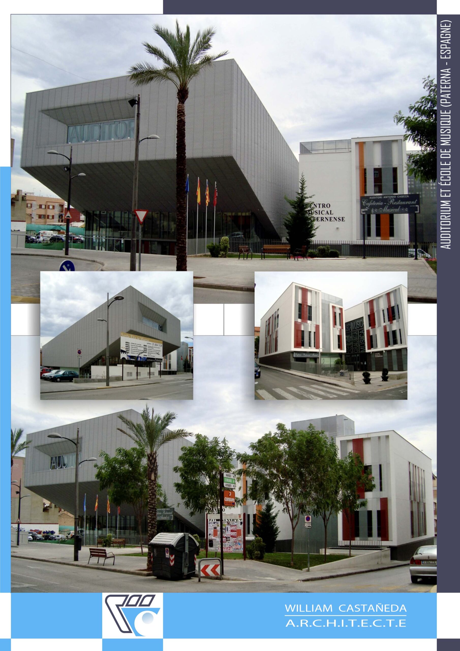 Auditorium école de musique (Paterna - Espagne) - William Castañeda Esteban