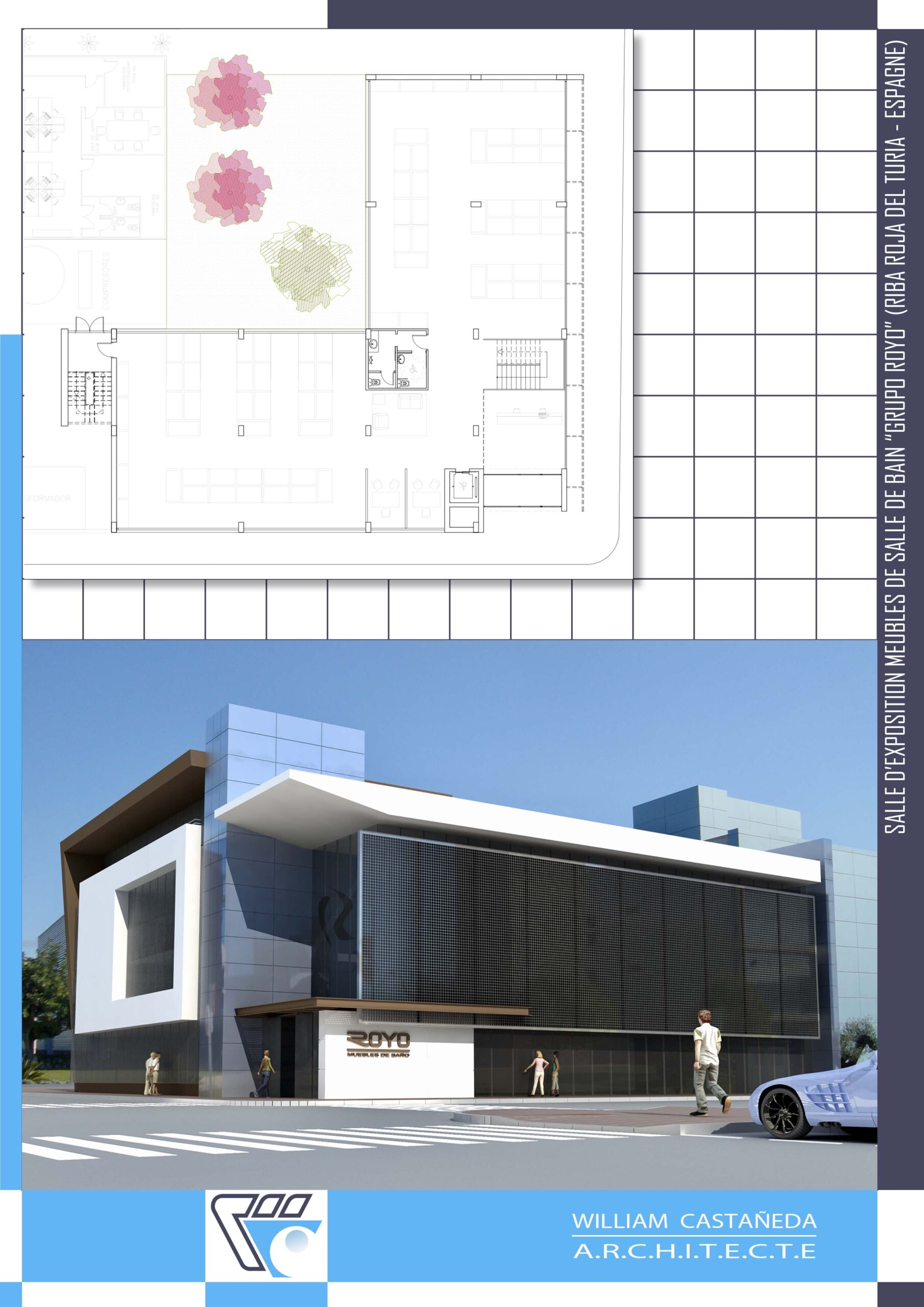 Salle d'exposition "Grupo Royo" (Riba Roja del Turia - Espagne) - William Castañeda Esteban