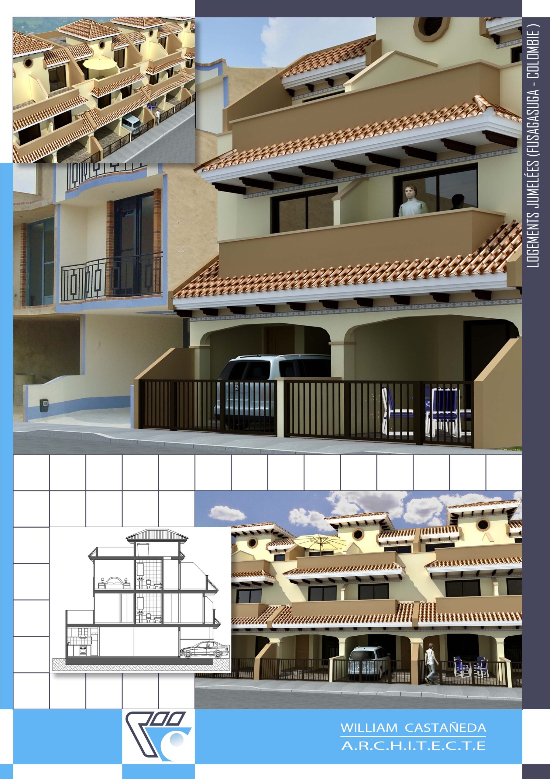 Logements jumelées (Fusagasuga - Colombie) - William Castañeda Esteban